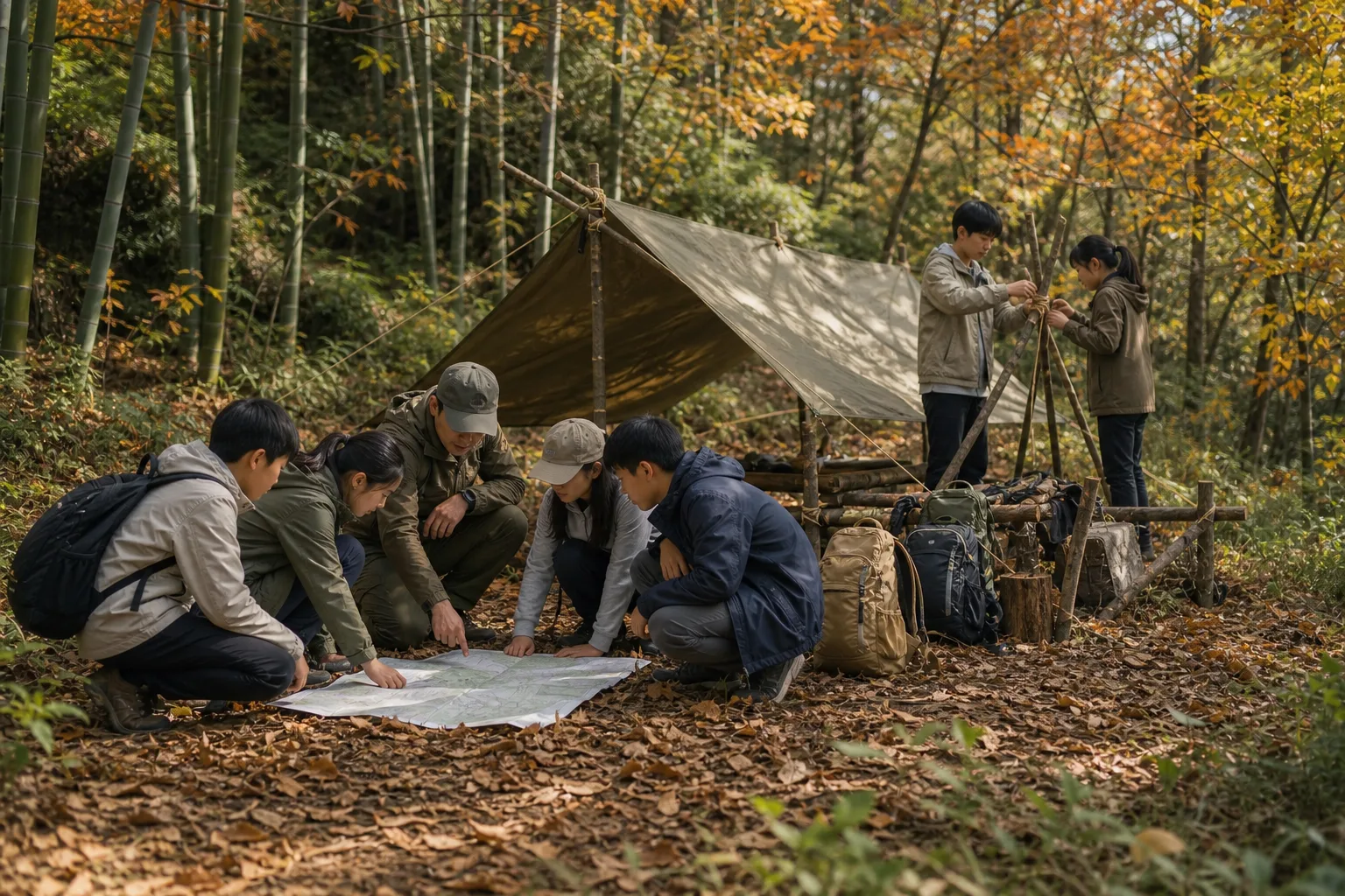 秋季山林探索